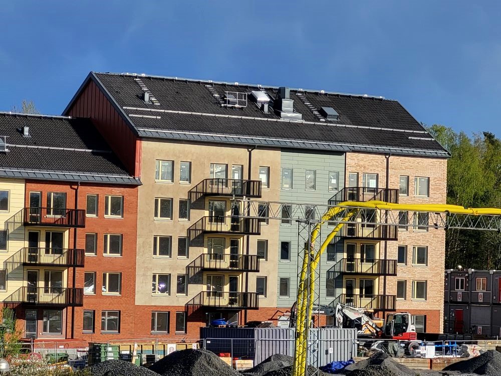 Kvarteret Tegelbruket april 2025